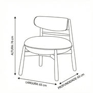 Poltrona + Puff Japira