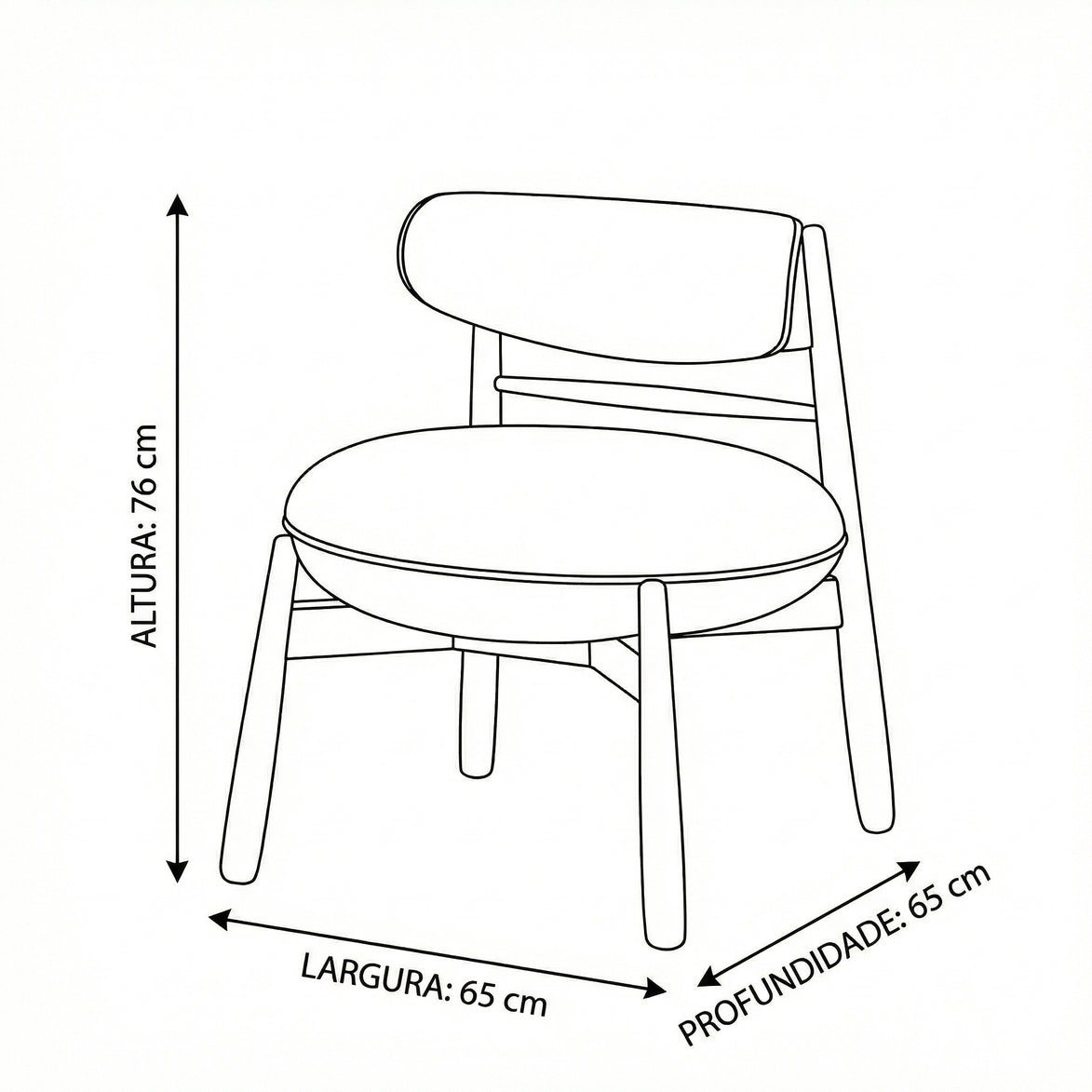 Poltrona + Puff Japira